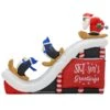 9ft LED Inflatable Santa Ski Jump Penguins Christmas Decoration -Halloween Costumes Store XS7384 1 opt