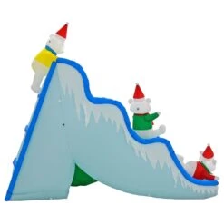 9ft Inflatable Light Up Polar Bear Slide Tree Christmas Decoration 12 9ft Inflatable Light Up Polar Bear Slide Tree Christmas Decoration -Halloween Costumes Store XS7387 4 opt