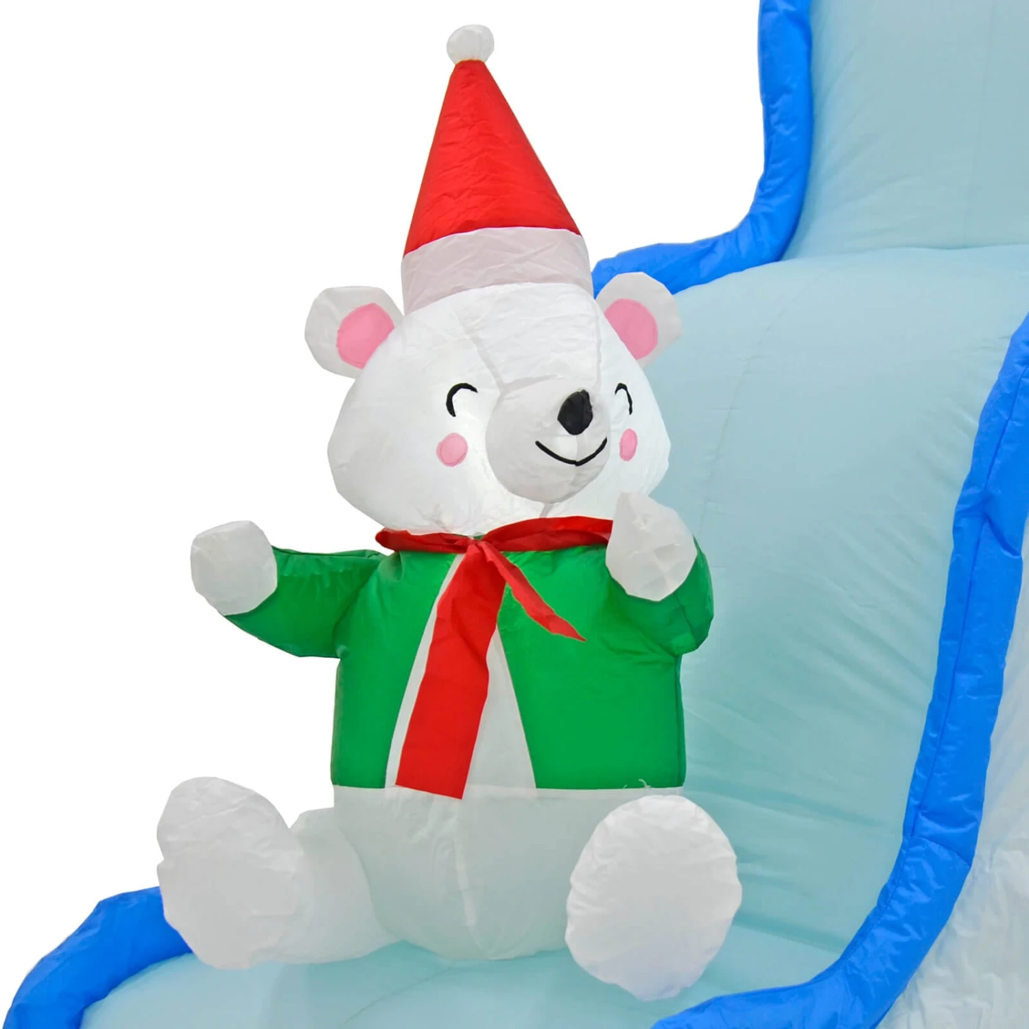 9ft Inflatable Light Up Polar Bear Slide Tree Christmas Decoration 7 9ft Inflatable Light Up Polar Bear Slide Tree Christmas Decoration - Image 5