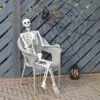 Life Size Poseable Skeleton Halloween Decoration Party Prop 152cm -Halloween Costumes Store XS7424 LS 2 opt