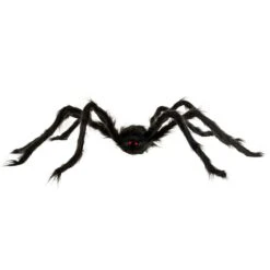 Giant Spider With Light Up Eyes Halloween Party Decoration 110cm -Halloween Costumes Store XS7426 3 opt
