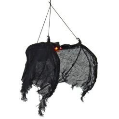 Light Up Black Bat Halloween Decoration Red Eyes 73cm -Halloween Costumes Store XS7434 3 opt