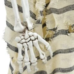 5ft Hanging Pirate Ghost Light Up Eyes Skeleton Decoration -Halloween Costumes Store XS7454 4 opt