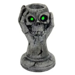 Light Up Skull Hand Candy Holder Halloween Decoration Grey 29cm 9 Light Up Skull Hand Candy Holder Halloween Decoration Grey 29cm -Halloween Costumes Store XS7494 1 opt