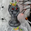 Light Up Skull Hand Candy Holder Halloween Decoration Grey 29cm -Halloween Costumes Store XS7494 LS 1 opt