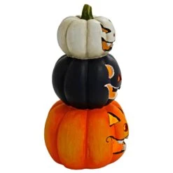 LED Pumpkin Lantern Stack Trio Halloween Decoration 60cm -Halloween Costumes Store XS7495 2 opt