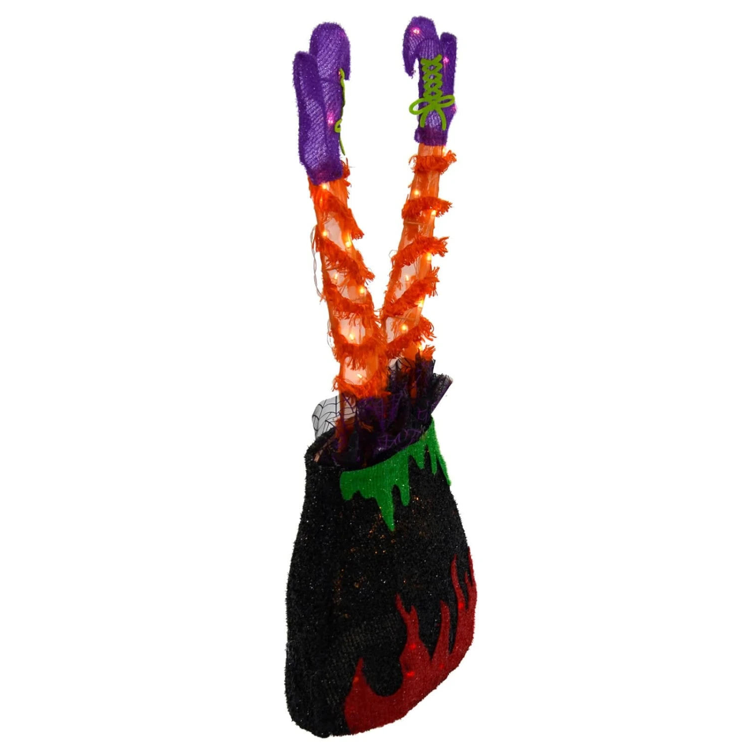 Light Up Witch Legs In Cauldron Halloween Decoration 72cm 5 Light Up Witch Legs In Cauldron Halloween Decoration 72cm - Image 3