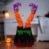 Light Up Witch Legs In Cauldron Halloween Decoration 72cm -Halloween Costumes Store XS7534 LS 1 opt