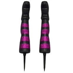 Witch Legs Halloween Decoration Purple Glitter Garden Stakes 45cm 8 Witch Legs Halloween Decoration Purple Glitter Garden Stakes 45cm -Halloween Costumes Store XS7569 2 opt