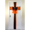 Halloween Door Bow Orange Black Net Diamante Spider Pin -Halloween Costumes Store XS7576 1 opt