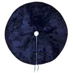 Christmas Tree Skirt Faux Fur Fabric Cover Base Decoration 1m -Halloween Costumes Store XS7579 1 opt