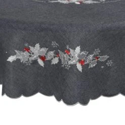 Holly Leaf Fabric Tablecloths / Napkins Xmas Decoration -Halloween Costumes Store c5efb940 3bf4 48b0 a097 cab2927ff7d0