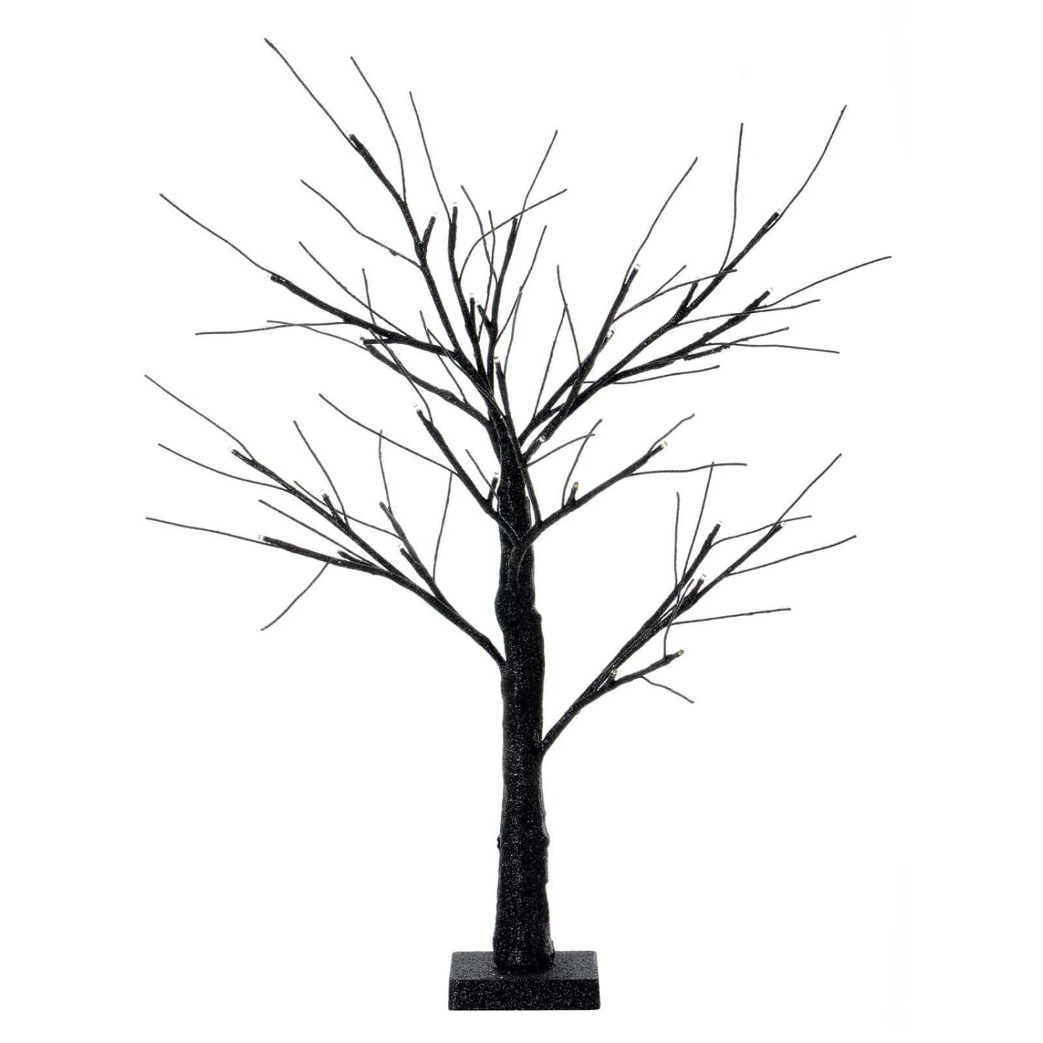Black Glitter Mini Halloween Twig Tree LED Lights 60cm 15 Black Glitter Mini Halloween Twig Tree LED Lights 60cm - Image 13