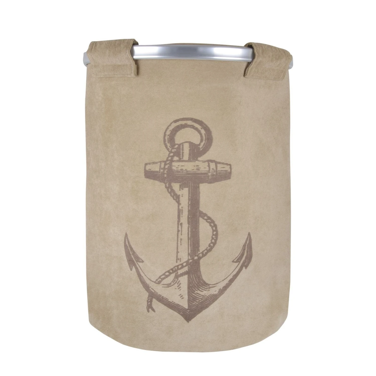 Anchor Large Foldable Pop Up Fabric Laundry Hamper Bag Washing Storage Basket 5 Anchor Large Foldable Pop Up Fabric Laundry Hamper Bag Washing Storage Basket - Image 3