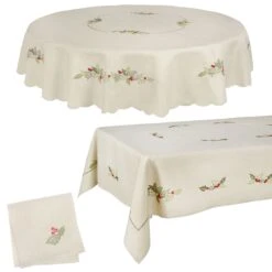 Holly Leaf Fabric Tablecloths / Napkins Xmas Decoration -Halloween Costumes Store ec62ef03 58c0 4864 89bd bcf9912bc762