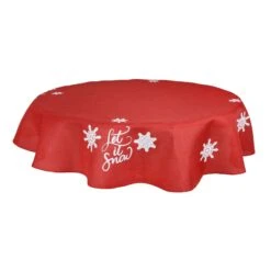 Let It Snow Fabric Tablecloths / Napkins Xmas Decoration -Halloween Costumes Store f32791a7 b2ff 4e35 be5c 13ec51816204