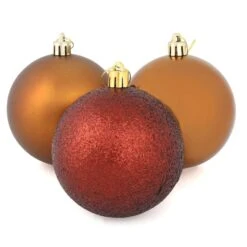 9 X 8cm Christmas Tree Baubles Matte Glitter Mirrored Styles -Halloween Costumes Store f45f26f1 caad 4ecc b358 46fea4e6412c