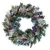LED Snow Frosted Christmas Wreath With Berries & Pine Cones 2 LED Snow Frosted Christmas Wreath With Berries & Pine Cones -Halloween Costumes Store xs2885 1600 1 65819.1496891525.1100.1100