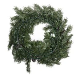 LED Snow Frosted Christmas Wreath With Berries & Pine Cones 10 LED Snow Frosted Christmas Wreath With Berries & Pine Cones -Halloween Costumes Store xs2885 1600 4 95408.1496891526.1100.1100