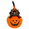 Giant 4ft Inflatable Light Up Pumpkin Black Cat Halloween Outdoor Decoration -Halloween Costumes Store xs4237 1600 1 16980