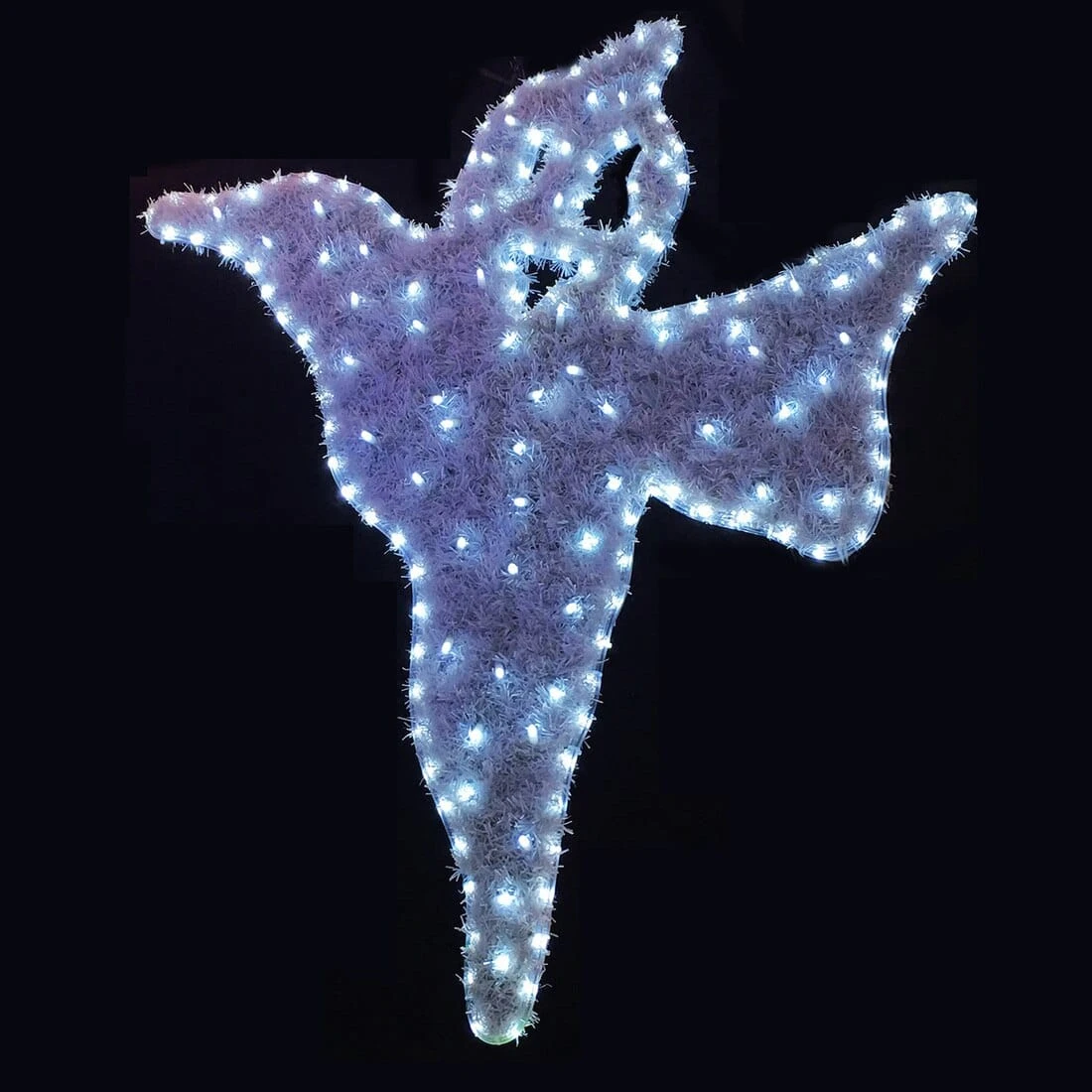 Halloween Tinsel Static Rope Light Decoration Ghost/Pumpkin 4 Halloween Tinsel Static Rope Light Decoration Ghost/Pumpkin - Image 2