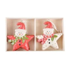 Set Of 6 Novelty Snowman Christmas Tree Decorations Boxed -Halloween Costumes Store xs4516 1600 3 69040.1495620212.1100.1100