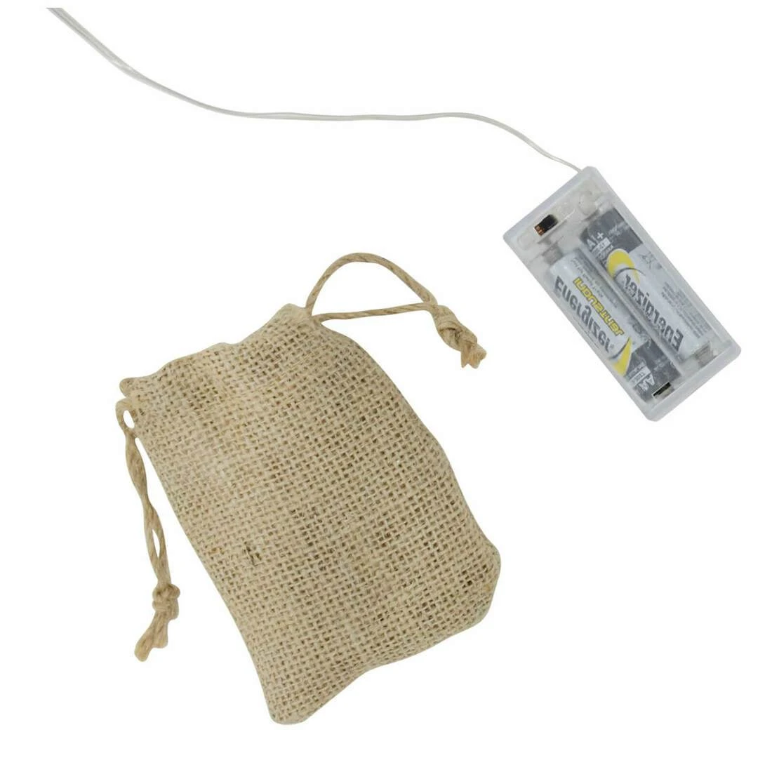 9" Pre-Lit Wooden Stick Wreath Christmas Xmas Decoration 8 9" Pre-Lit Wooden Stick Wreath Christmas Xmas Decoration - Image 6